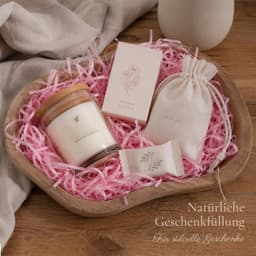 Paasgras, roze, 200 g, naturel als vulmateriaal, cadeau en vulling voor paasmandje, geschikt als geschenkdoos, vulmateriaal — thumbnail 2