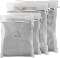 Versterkte Waszakken voor Kleding, 4 Stuks, Duurzaam en Herbruikbaar, Ideaal voor Ondergoed en Delicate Was — thumbnail 1