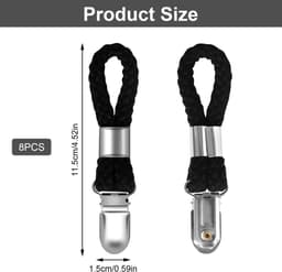 Solidchoice - Set van 8 Handdoekclips voor een Nettere Badkamer — thumbnail 5