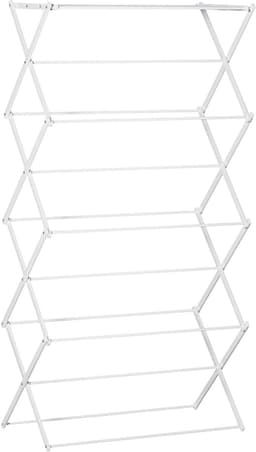Droogtoren Inklapbaar 8 Laags 74 X 35 X 144 Cm Metaal Abs Wit Voor Compact Wassen En Ruimtebesparend Drogen — thumbnail 5