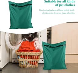 Dierenwaszakken 2 Stuks - Duurzaam Polyester - Beschermt Wasmachine - Voor Honden en Katten - ShopVlot — thumbnail 4