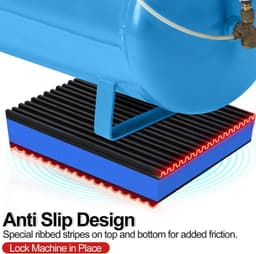 Antitrillingsmatjes voor wasmachines – geluidsisolerende en schokabsorberende matjes met een schokabsorberende rubberlaag en een tussenlaag van EVA; geschikt voor luchtcompressoren, airconditioners, loopbanden, wasmachines en drogers, enz-75*75*22mm — thumbnail 5