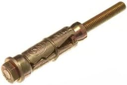 Metselwerk Ankers - Bevestigingsbouten - Stevig Bevestigen - Roestbestendig Staal - M6 x 75MM 100 Stuks - Geel — thumbnail 1