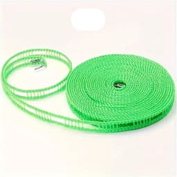 Draagbare Waslijn - Buitenwaslijn Winddicht - Kleding Drogen - Glad PVC Medische Kwaliteit - 10 meter - Willekeurig — thumbnail 2