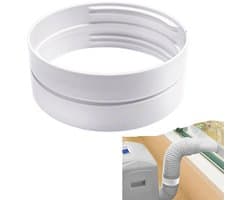 Afvoerslang Airco Klimaat - Koppelstuk Mobiele Airco Afvoerslang - Airconditioning afvoerslang - Verlengstuk van de uitlaatpijp van de airconditioning - Geschikt voor Ø13-15cm - Wit