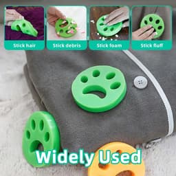 Solidchoice - Set van 10 Herbruikbare Pet Hair Removers met Waszak — thumbnail 5