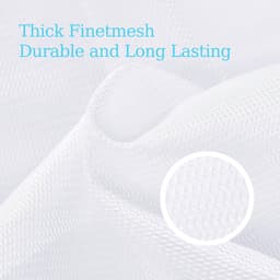 SnelShoppen - 6 Stuks Wasnetten voor Wasmachine, 3 Maten Waszakken, Kleding Bescherming met Rits voor Sweaters, Hemden, Ondergoed, Kousen, 60x60cm, 40 — thumbnail 4
