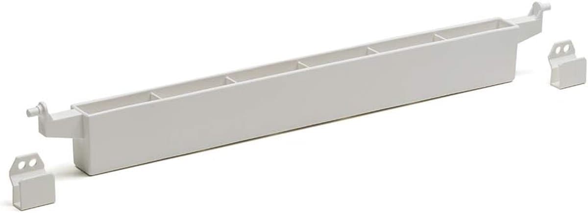 Wasknijperhouder - Opbergbakje - Wassen Organiseren - Met haken - 476 cm - Wit — afbeelding 1