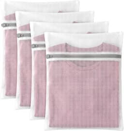 Set van 4 kleine wasnetten van mesh, 30 x 25 cm, ideaal voor delicate kleding en wasgoed — thumbnail 1