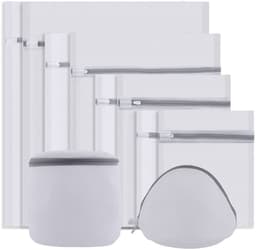 Dailygoods- Waszakken 10 Stuks - Grote/Middelgrote/Kleine/Mini Waszakken - BH-Waszakje - Cilinder - Bescherming Tegen Knopen/Scheuren - Wasnet — thumbnail 1