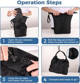 Waszak voor op reis - Ideaal voor het organiseren van kleding, ondergoed en accessoires tijdens vakanties — thumbnail 1