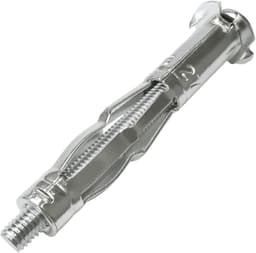- C57489 - Set van 10 spreidpluggen Ø12x65 mm voor gipsplaat holle behuizing van metaal - met M6-schroeven - bevestiging in gipsplaten - zilverkleurig — thumbnail 4