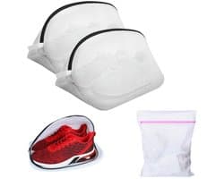Pro Heat 2 stuks waszak - waszak voor schoenen - waszakken voor schoenen - 2 herbruikbare wasnetten met ritssluiting.