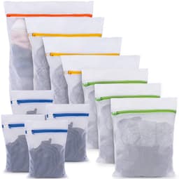 Waszak voor wasmachine 11 stuks, waszak met ritssluiting, waszak voor beha, reizen, schoenen, koffer, sokken — thumbnail 1