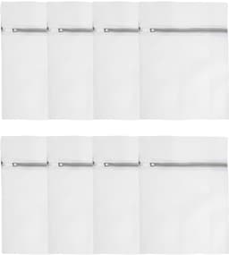 Wasnet, waszakken, 8 stuks, 30 x 20 cm, waszakken voor wasmachine, duurzame waszakken voor blouses, beha's, ondergoed, sokken — thumbnail 1