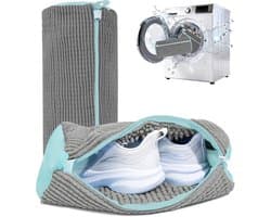 2 stuks schoenwaszakken voor de wasmachine, schoendroger, waszak, herbruikbaar, schoenwaszak voor wasmachine en droger, waszak, schoenen met 360° reinigingswol