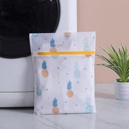 Wasnet – 4 stuks –XL-60*60cm – waszak met ritssluiting – Geschikt voor de wasmachine – Waszak voor lingerie - Reistas - Verpakkingszak - Opbergzak – Reiswaszak – Geschikt voor fijn wasgoed zoals ondergoed, shirts, kousen en bh's — thumbnail 3