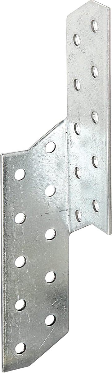 Sparanker Rechts - Versterkingsanker Hout - Houtverbindingen Maken - Sendzimir Verzinkt - 32 x 32 x 170 mm - Zink — afbeelding 1