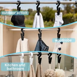 12 stuks hoogwaardige grote droogclips, campinghaken, handdoekclips, haken, tent buiten, geschikt voor campingverlichting, kleding, handdoeken — thumbnail 2