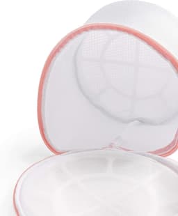 Set van 4 beha's, wasnetten voor wasmachine, waszak met ritssluiting, zacht gevoerd met roze naad, waszak voor sokken, beha's, ondergoed en lingerie — thumbnail 3