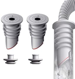 longziming -Afvoerafdichting voor Wasmachine - Siliconen Afvoer Stopper tegen Geur - Afvoerbuis Afdichtdop - Herbruikbare Geurstopper voor Keuken en Badkamer - Grijs - 2 Stuks — thumbnail 1