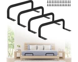 Dailygoods- Matrashouder Antislip - Matrasbeugel - Matrasstabilisatoren - Matrasstoppers - Geschikt voor matrassen 10-30 cm - Robuust met afgeronde hoeken