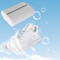 Dailygoods - Waszak voor alle soorten sportschoenen en gymschoenen, zak van duurzaam net met ritssluiting voor veilig wassen, herbruikbaar, hoog — thumbnail 4