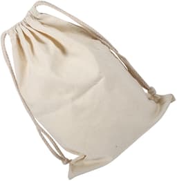 Dailygoods- Waszak Dikke Canvas Katoenen Tas - Opbergtas voor Wasgoed - Huishoudelijke Waszak - Trekkoordsluiting - 22 * 28 cm - Biologisch Materiaal — thumbnail 2