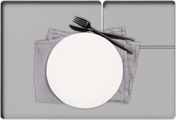Droger Mat - Wasmachine Afdekplaat - Bescherming Keukenblad - Met Pluizenopvangopening - 66x46 cm - Grijs — thumbnail 1