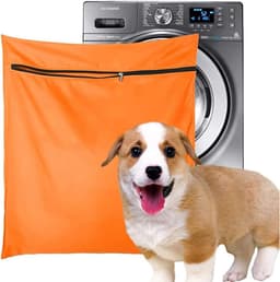 Waszak - Kleding beschermer - Wasmachine bescherming - Duurzaam polyester - 65x70cm - Cyaan — thumbnail 3