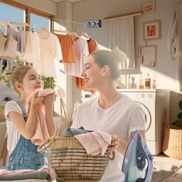 waslijn, verstelbare dubbele waslijn met 5.1m staaldraad, waslijn wandmontage met dubbel touwkoord voor hangende kleding binnen en buiten — thumbnail 5