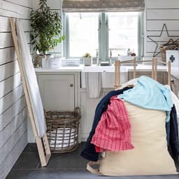 SnelShoppen - Premium Canvas Waszak met Schouderband 75x56 CM 40L - 100% Katoen, Duurzaam, Met Trekkoord en Verstelbare Sluiting, Wasmand Inliner voor — thumbnail 4