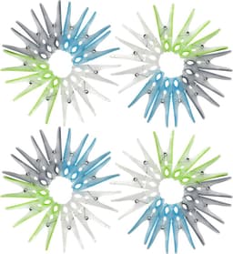 Wasknijpers - Kledinghangers - Was ophangen - Softgrip - 48 stuks - Multicolor — thumbnail 1