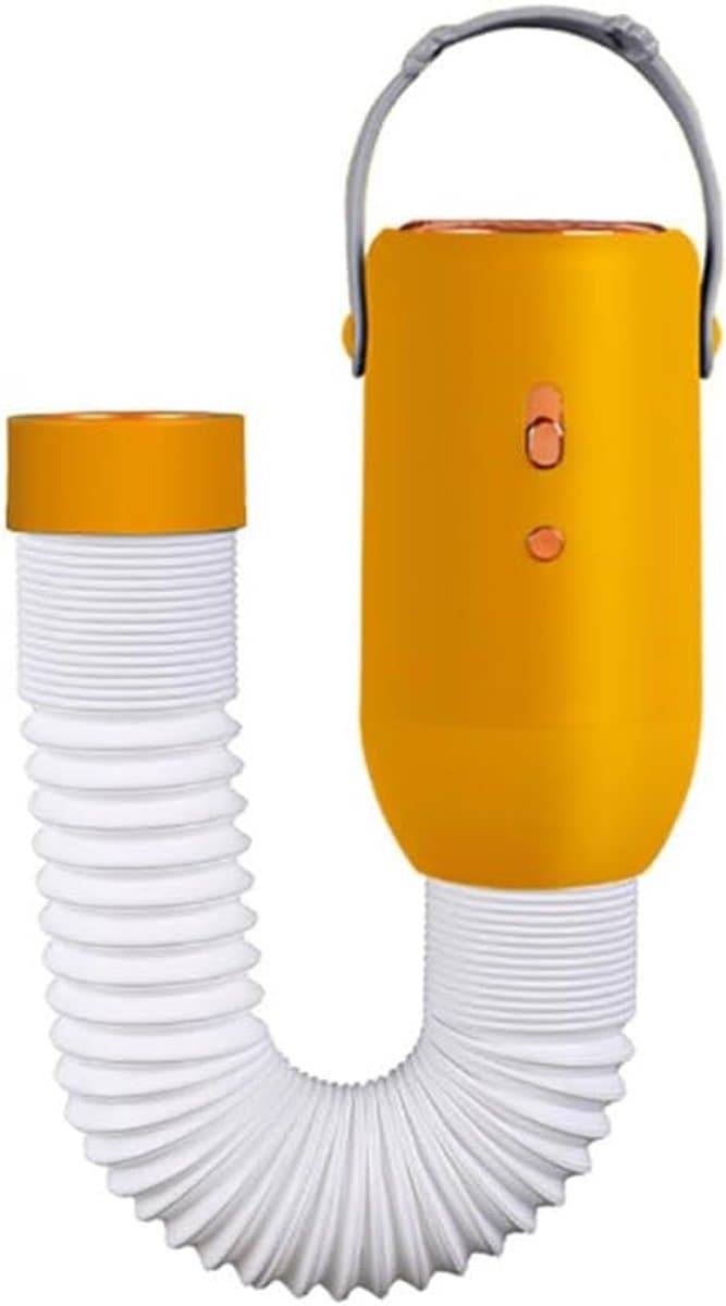 Draagbare wasdroger - sneldrogende en stille machine, draagbare wasdroger voor onderweg, voor badkamer, balkon, outdoor, binnen, woning, slaapzaal, camping, terras, keuken en andere ruimtes - wit — afbeelding 1