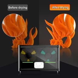 Filament Droger - Spoel Dehydrator - 3D Printen - Automatische Vochtigheidscontrole - 4 Spoelen - Zwart — thumbnail 2