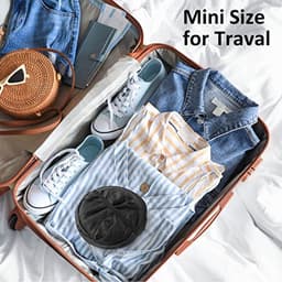 Wasmand - 3 stuks - Opvouwbare wasmand – Pop-up wasmand - Inklapbare pop-up wasmand van gaas - Voorzien van stevige handgrepen en zijvak - Draagbare, opvouwbare mand voor studentenkamers, badkamers en op reis - Zwart — thumbnail 2