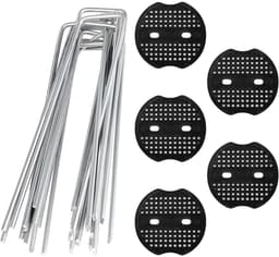 Dailygoods- Bevestiging Grondankers 20 Stuks - Robuust/roestvrij Staal - 10 cm Lang - Tuin/kunstgras - Eenvoudige Bevestiging - Duurzaam — thumbnail 1