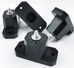 Rubberen Airco Ondersteuning - Airco Dempers - Trillingen Dempen - Zwaar Belastbaar - 4 Stuks - Zwart — thumbnail 1