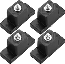 Vibratie Isolator Beugels - Trillingsdempers Airco - Airco Installatie Stabiliseren - Zware Natuurrubber Constructie - 4 stuks - Zwart — thumbnail 1