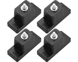 Vibratie Isolator Beugels - Trillingsdempers Airco - Airco Installatie Stabiliseren - Zware Natuurrubber Constructie - 4 stuks - Zwart