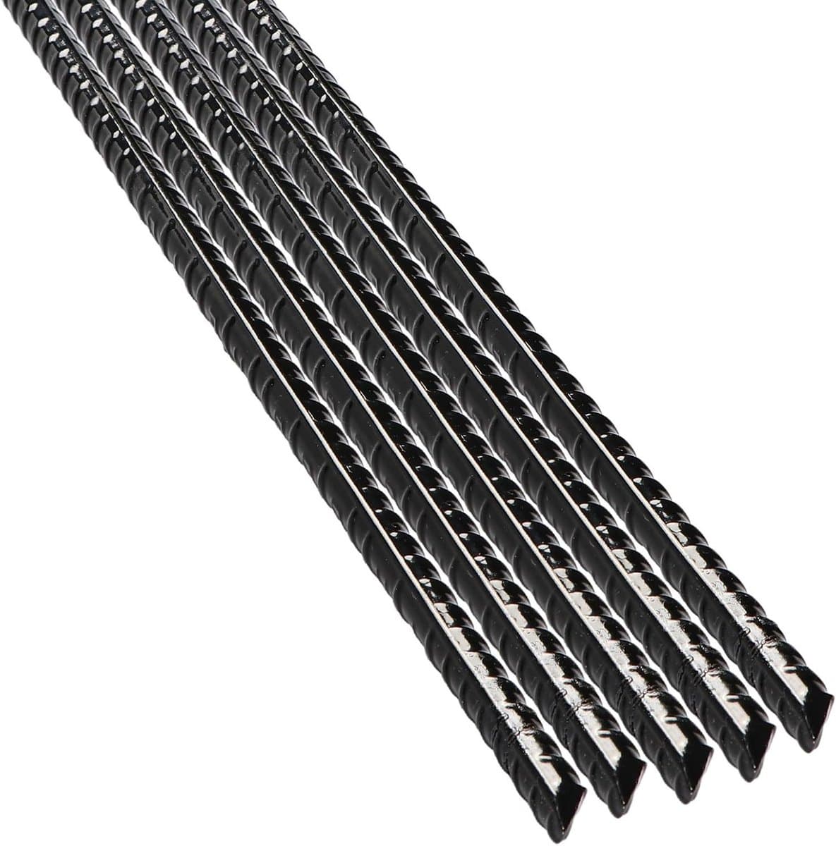 Zware Grondankers voor Tuin en Camping - 12 Inch Stalen Tentpalen, Poortsteunen en Plantsteunen met Zwarte Poedercoating — afbeelding 1
