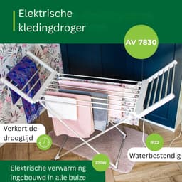 White-Label® Elektrisch Droogrek – Verwarmd Wasrek – Warmte Droogrek — thumbnail 4
