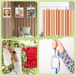 Cosensi - Metal Clips - Multifunctionele Krokodilklemmen - 12 Stuks - Voor Foto's en Gordijnen - Handige Bevestigingsclips - Ideaal voor Kleding en... — thumbnail 5
