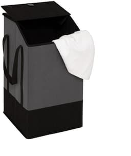 Polyester wasmand met deksel 45 liter Five® - Grijs — thumbnail 3