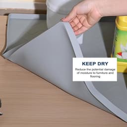 Opvangbak Airco - Condensbak Lekvrij - Apparaten Beschermen - Waterdicht Antislip - 56 cm - Grijs — thumbnail 3