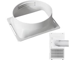 Airconditioning Afvoerslang Adapter Plat - Ø150mm - Koppelstuk Mobiele Airco Afvoerslang - Accessoires Voor Mobiele Airconditioning - Voor Mobiele Airconditioning, Afzuiging, Droger