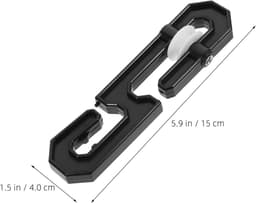 Waslijn Verdelers - Waslijn Accessoires - Kleding Ophangen - S-vormige Spreiders - 15 Centimeter - Zwart — thumbnail 4