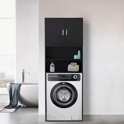 Wasmachine Ombouw - Opbouwmeubel - Kast Wasdroger - Meubel - opbergruimte — thumbnail 2