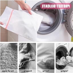 Vijfdelige Waszak Set met Ondergoed- en Bh-waszakken en Schoenenwaszak, Herbruikbare Wasmachine Zak voor Blouses en Kleding — thumbnail 4