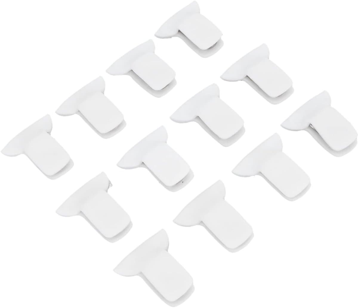 MTTproducts- Dekbedsluitingen Gewatteerd - Dekbed Clips voor Dikke Dekbed - Bevestigingsmiddelen voor Beddengoed - 12 Stuks - Metaal/Schuim - Voorkomt Verschuiven - Dekbedclips — afbeelding 1